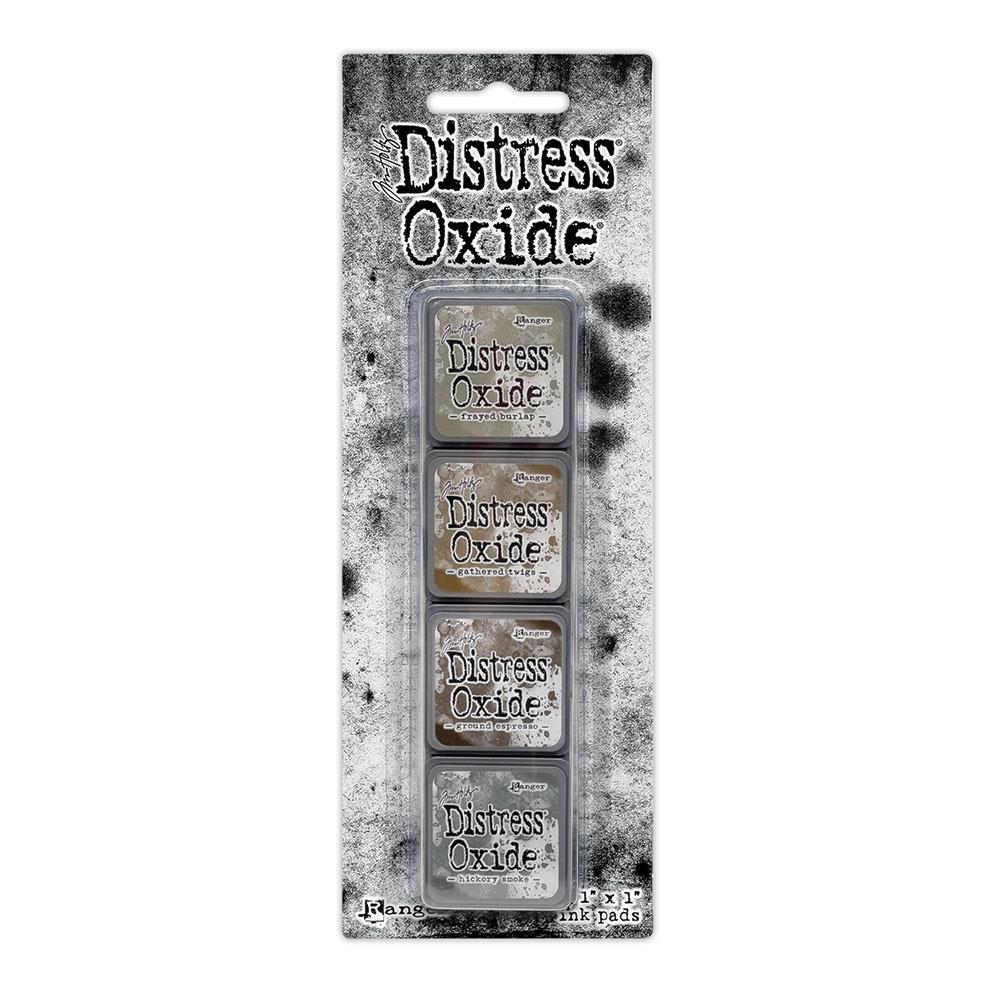Tim Holtz Mini Distress Oxide Ink Pads 4/Pkg - Kit 12